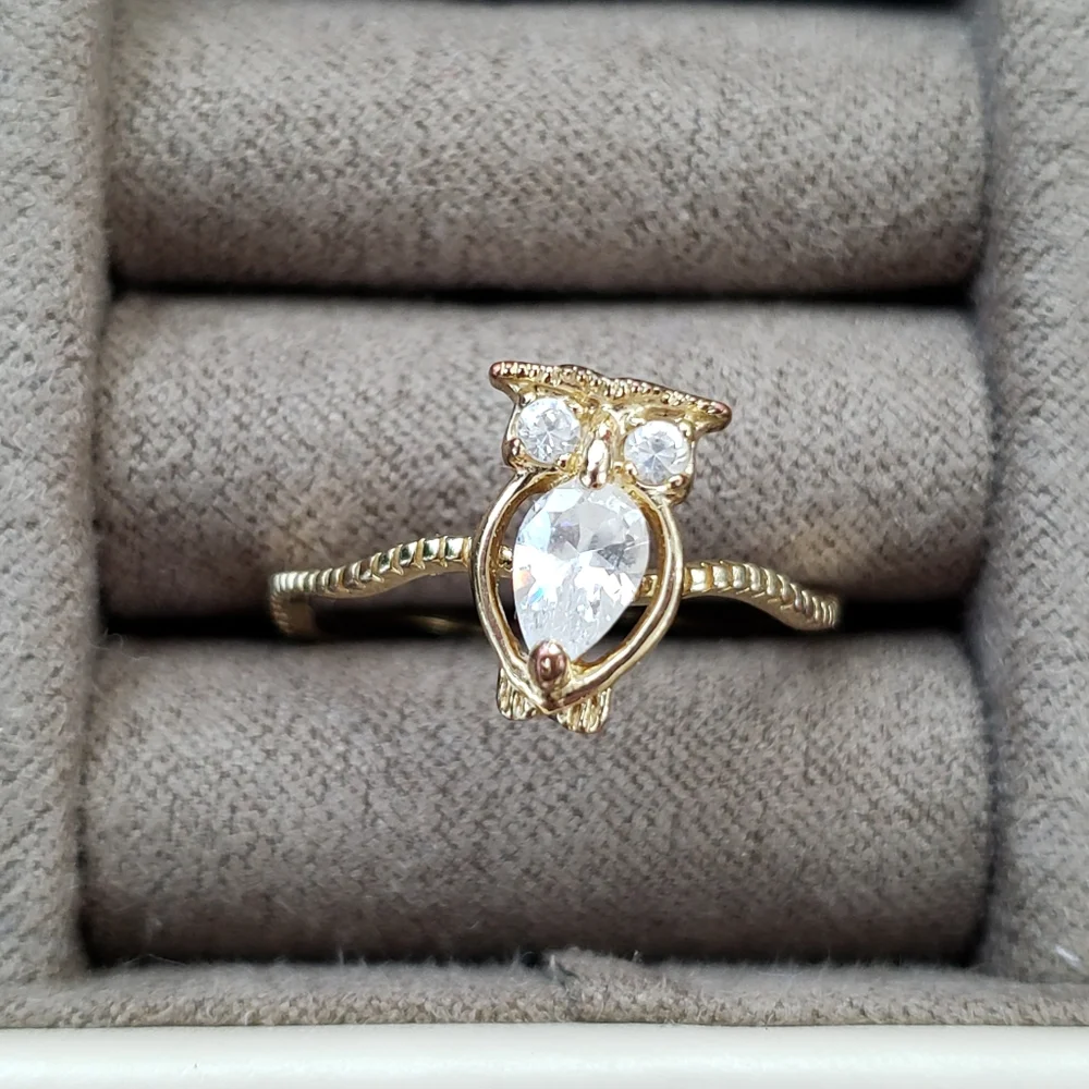 Owl ring size 7.25
